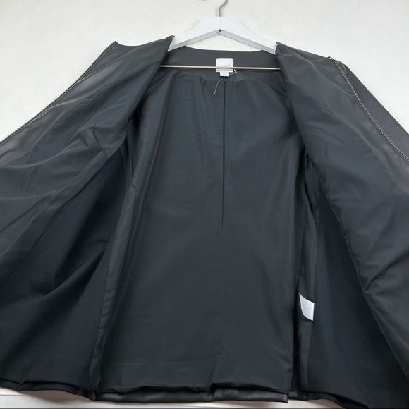 J. Jill Faux Leather Zip Jacket - Picture 10 of 10